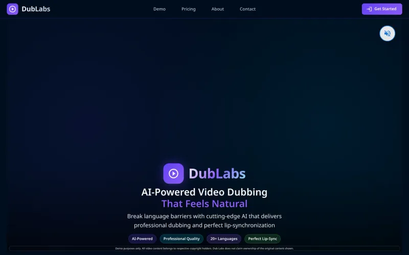 DubLabs — product screenshot
