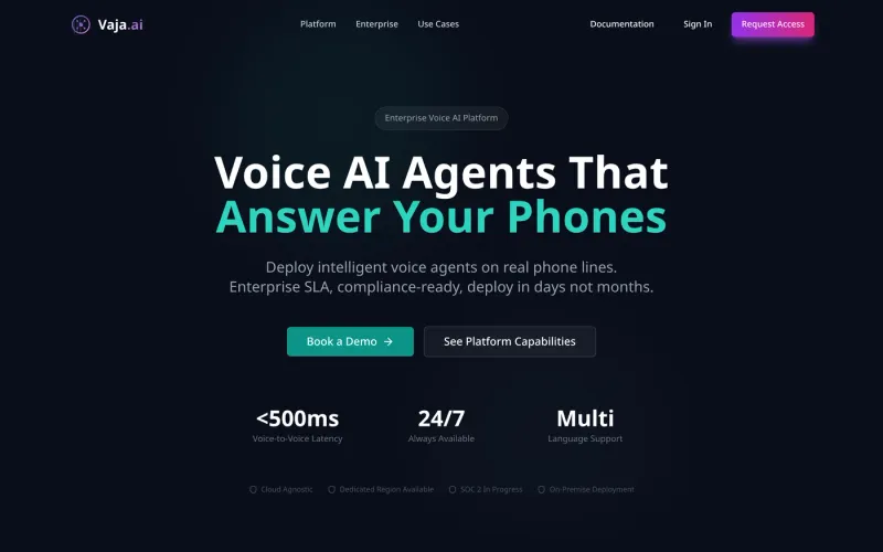 Vaja.ai — product screenshot