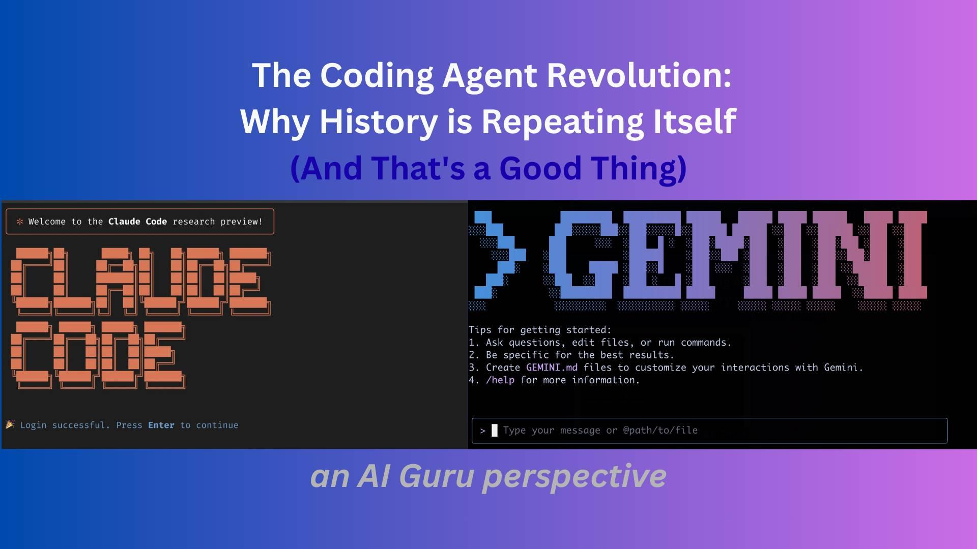 The Coding Agent Revolution: Why History Is Repeating Itself